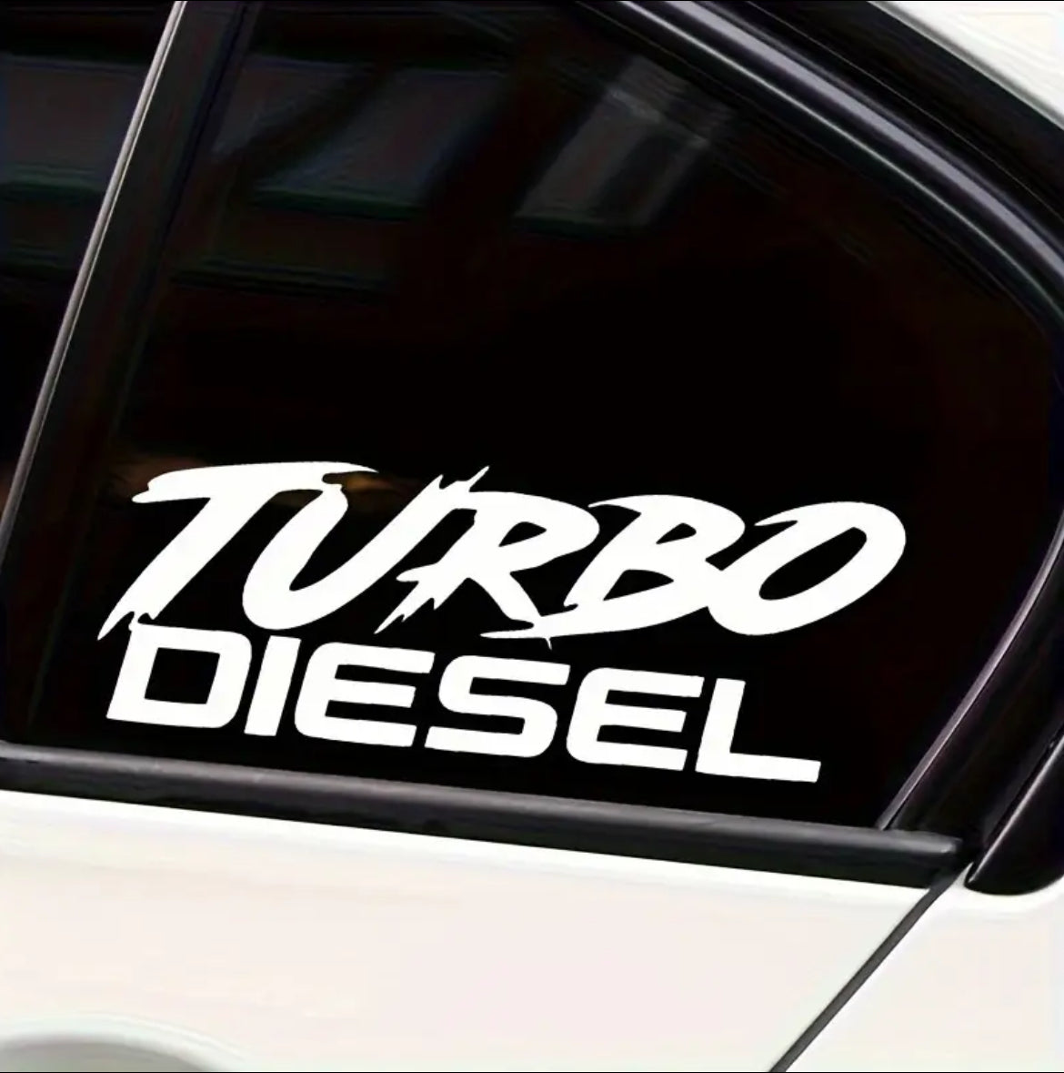 TurboDiesel - Naklejka na Szybę/karoserię