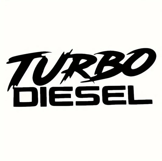 TurboDiesel - Naklejka na Szybę/karoserię