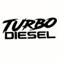 TurboDiesel - Naklejka na Szybę/karoserię