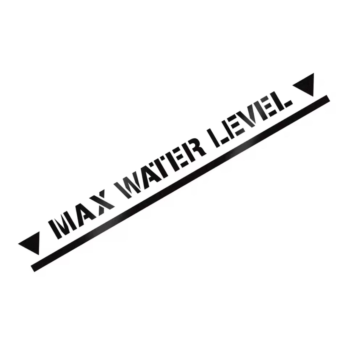 Max Water Level - Naklejka na Szybę/Karoserię