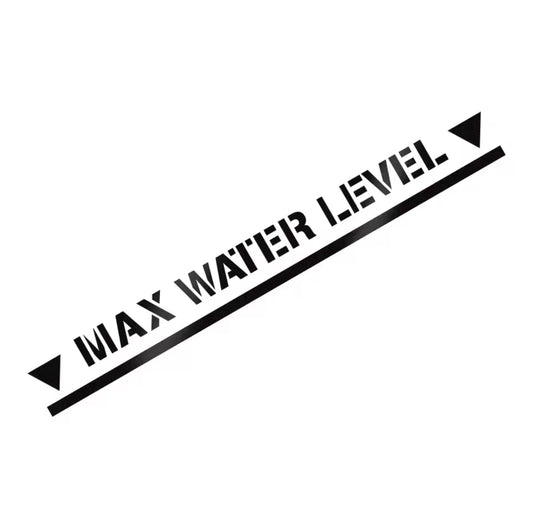Max Water Level - Naklejka na Szybę/Karoserię