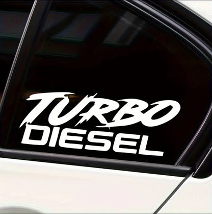 TurboDiesel - Naklejka na Szybę/karoserię