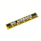 No Airbags We Die Like Real Men - Naklejka na Szybę/Karoserię